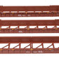 Walthers 910-55825 HO SFLC NSC Articulated 3-Unit 53' Well Car RTR #9363