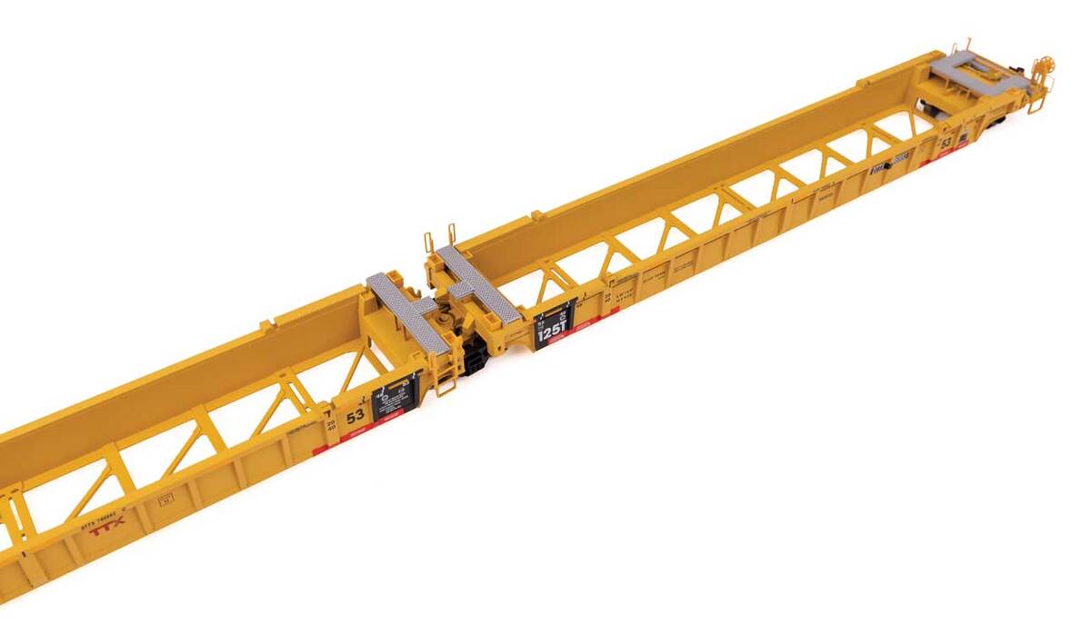 Walthers 910-55830 HO TTX NSC Articulated 3-Unit 53' Well Car RTR #786993