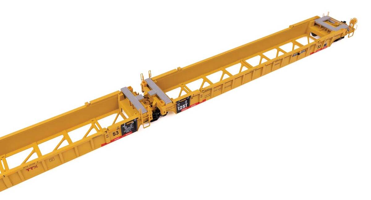 Walthers 910-55831 HO TTX NSC Articulated 3-Unit 53' Well Car RTR #787329
