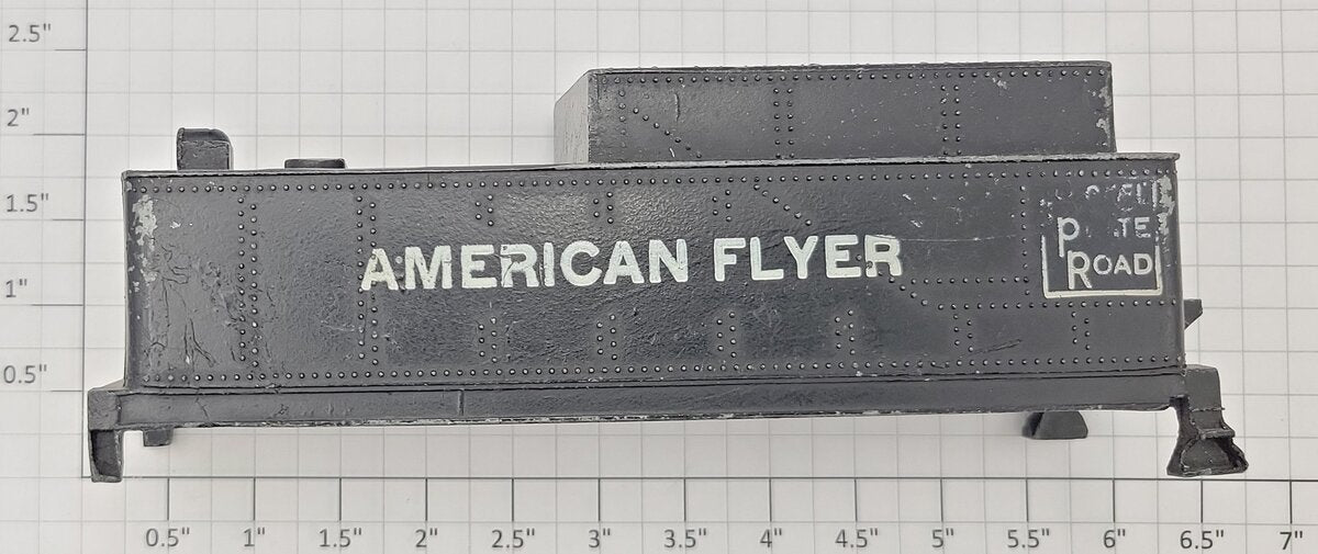 American Flyer PA9778B-2 Die-Cast Pennsylvania Tender Body Missing Trim
