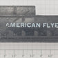 American Flyer PA9778B-2 Die-Cast Pennsylvania Tender Body Missing Trim