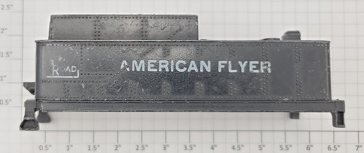 American Flyer PA9778B-2 Die-Cast Pennsylvania Tender Body Missing Trim