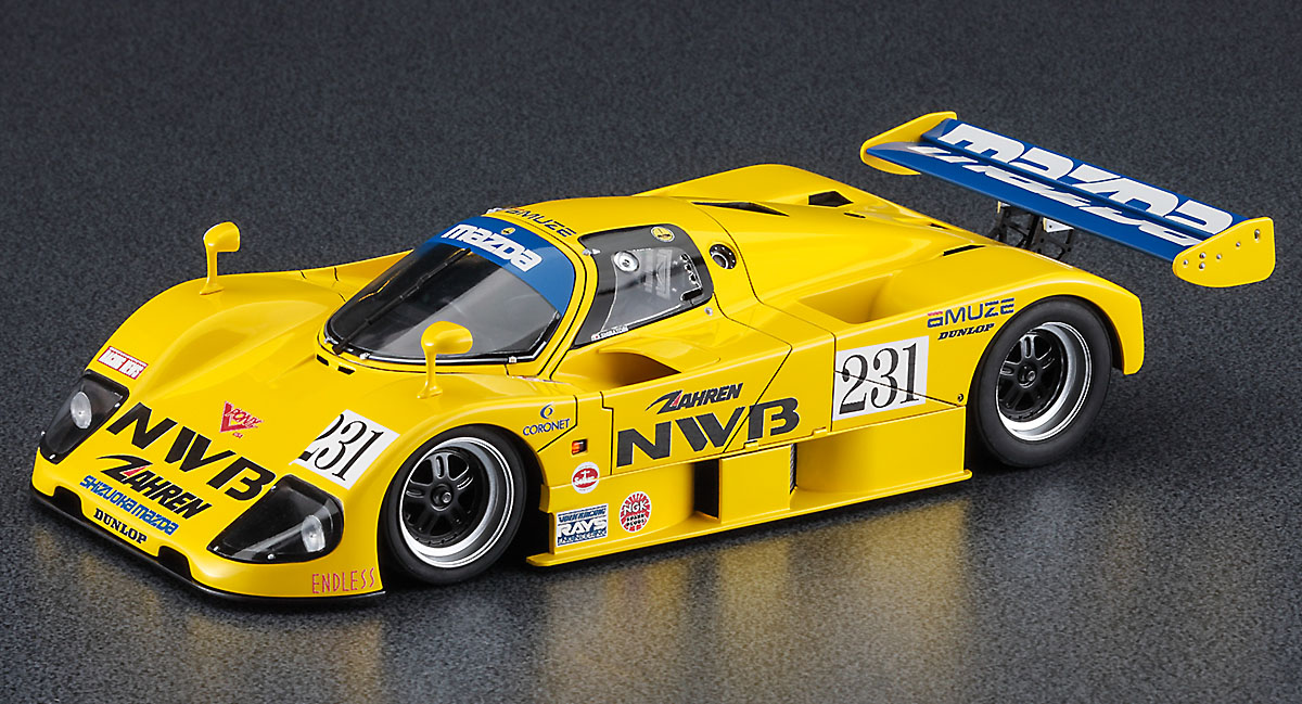 Hasegawa 20632 1:24 NWB Mazda 767B 1991 JSPC Test Car' Plastic Model Kit