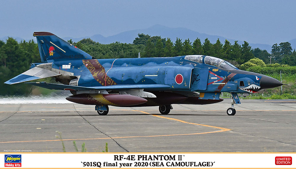 Hasegawa 02316 1:72 RF-4E Phantom II '501SQ Final Year 2020' Plastic Model Kit