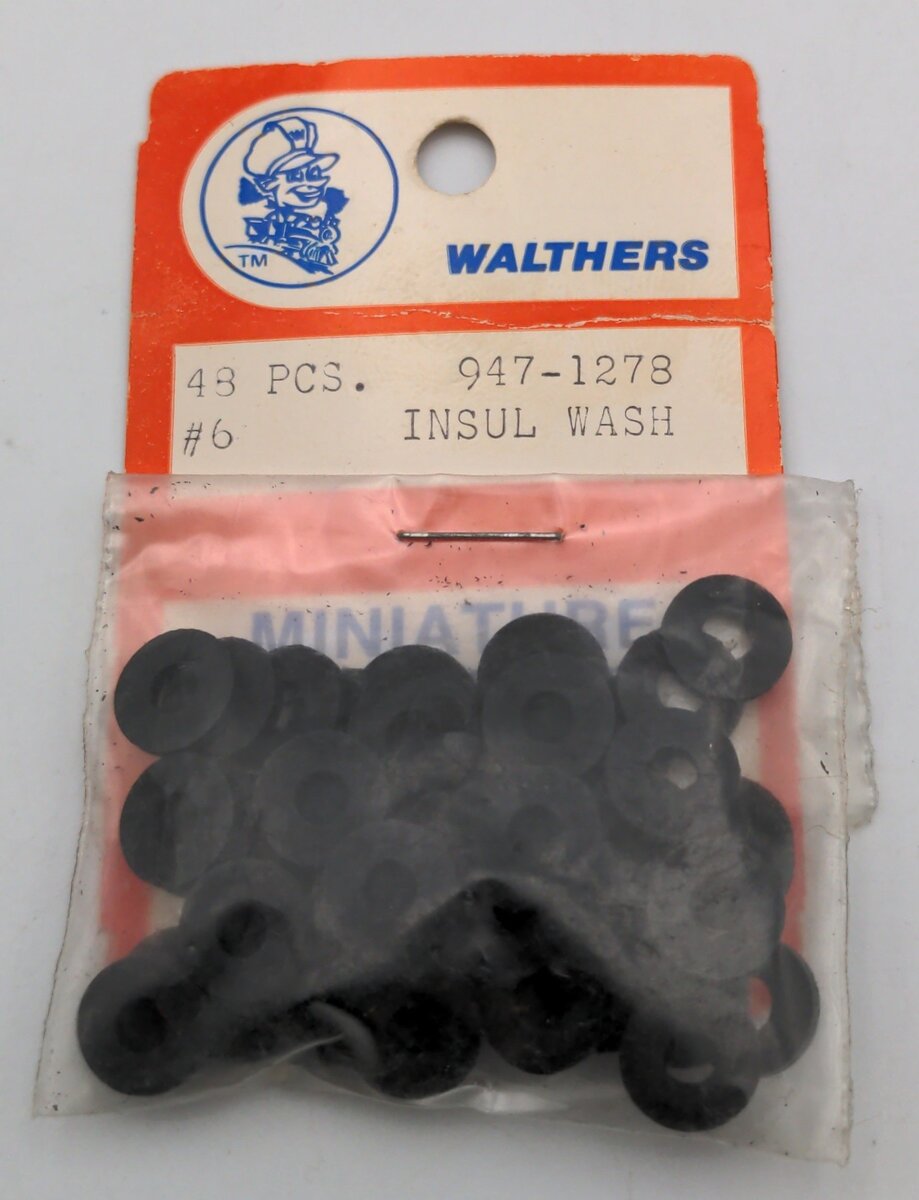 Walthers 947-1278 Insulated Washers 48 Pcs