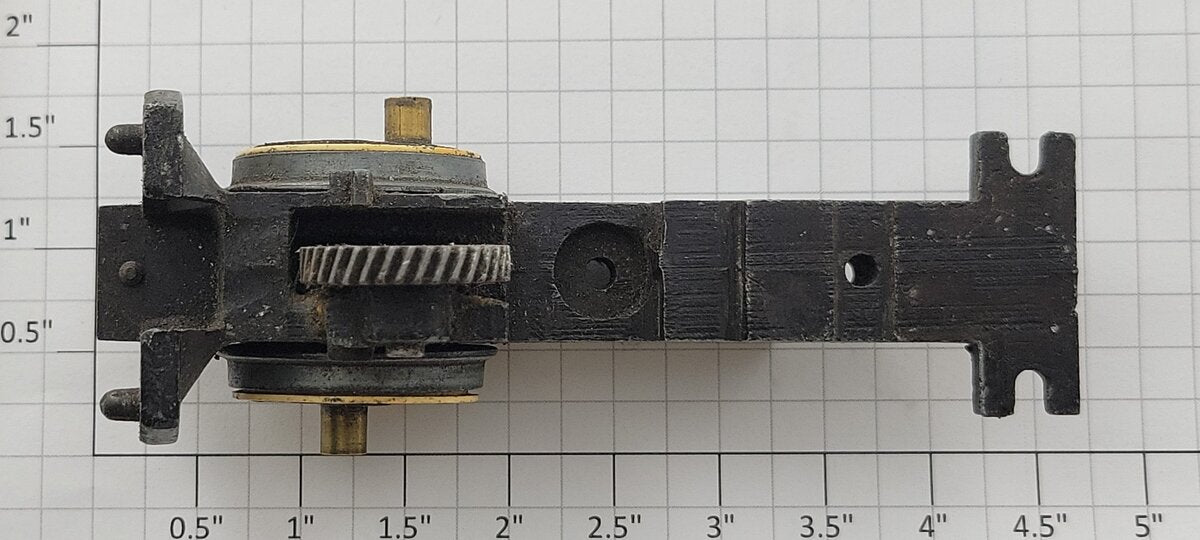 American Flyer PA10512-1 4-Wheel Steam Locomotive Chassis with Both Gears