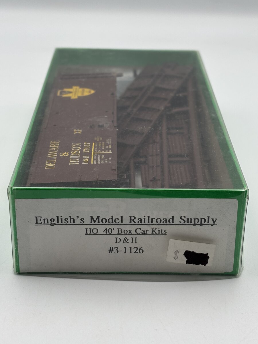 Bowser 3-1126 HO 40' Boxcar Kit Delaware & Hudson #17617