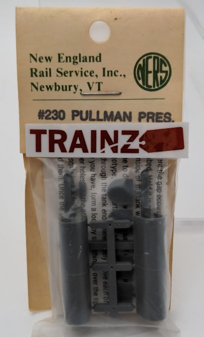 New England Rail 230 HO Scale  Pullman Pressurized Water Tank Plastic Kit