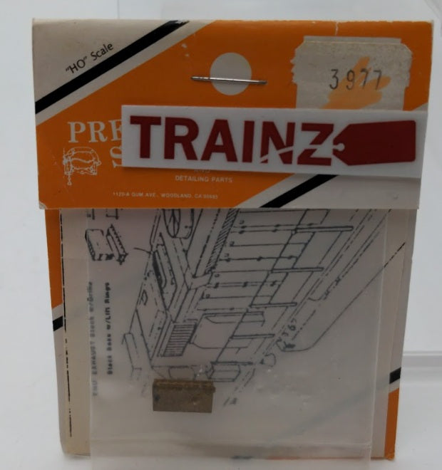 Precision Scale Co. 3977 HO Scale Stack w/Grille, Exhaust, Late EMD Hood Unit