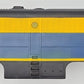 American Flyer XA12D075 Yellow and Blue Santa Fe Shell Missing Some Trim