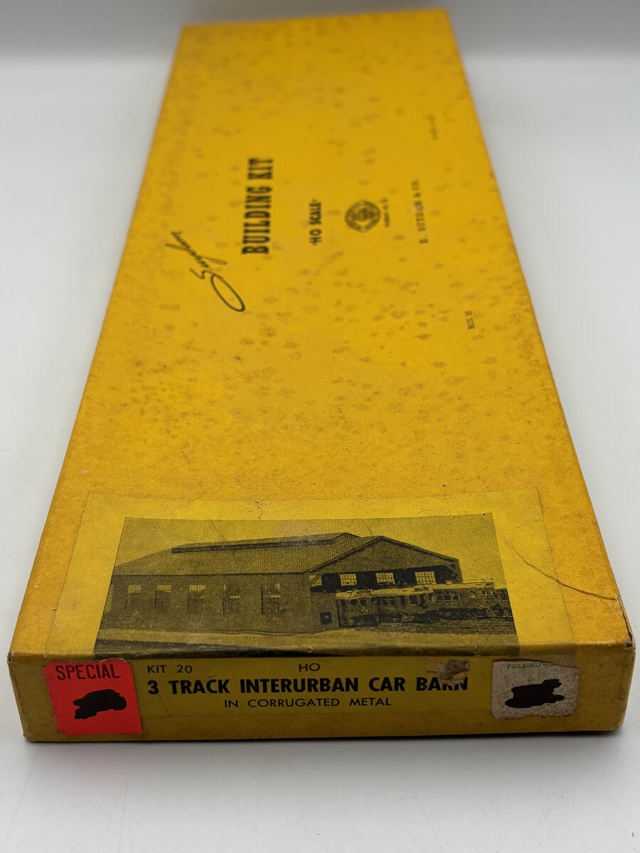 E. Suydam & Co 20 HO 3 Track Interurban Car Barn Build Kit
