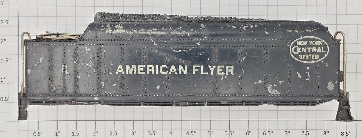American Flyer PA9312 S Cast New York Central Tender Shell w/ Broken Step & Hook