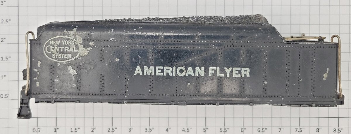 American Flyer PA9312 S Cast New York Central Tender Shell w/ Broken Step & Hook