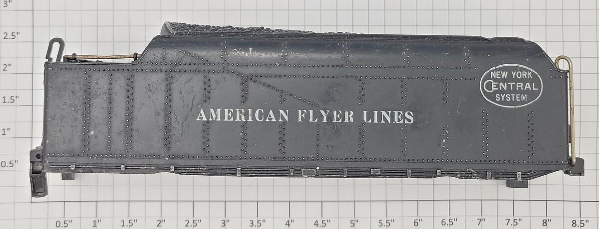 American Flyer PA9312 S Cast New York Central Hudson Tender Shell w/ Broken Step