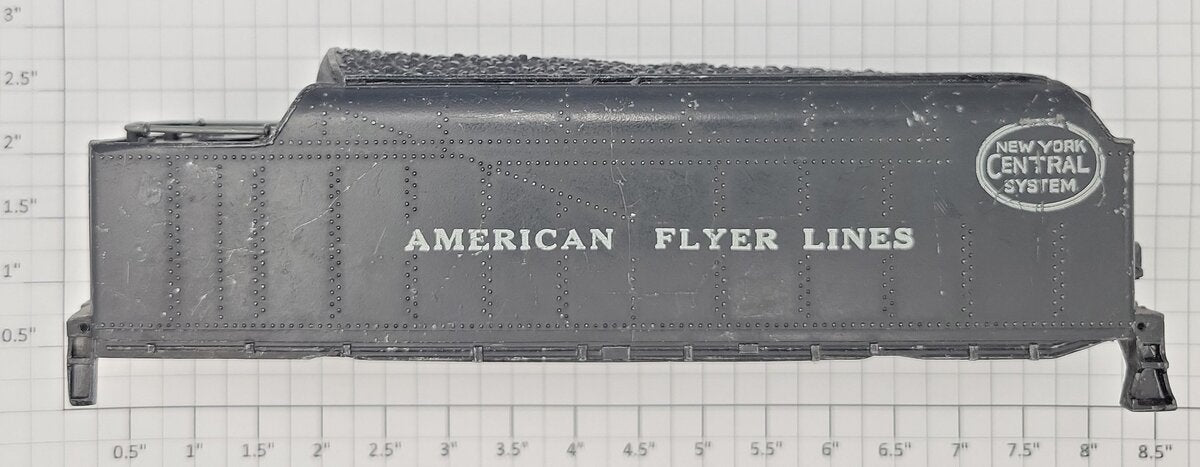 American Flyer PA9312 Diecast New York Central System Tender Shell Missing Parts