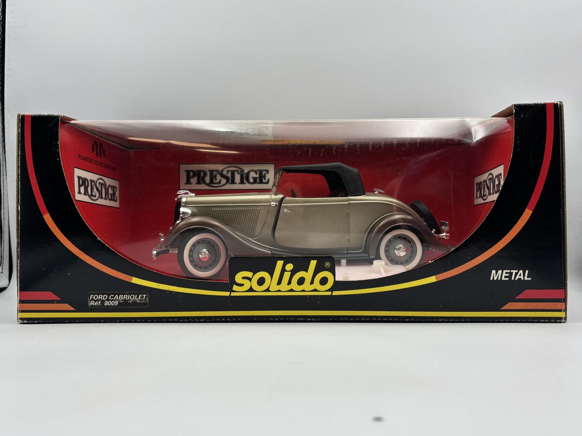 Solido Prestige 8009 1:18 1934 Ford Cabriolet Diecast Metal
