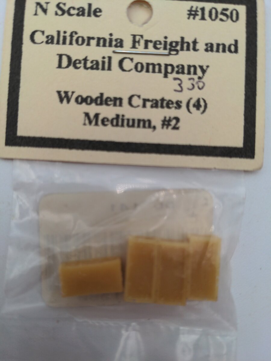 California Freight & Detail 1050 N Wooden Crates (4) Medium #2