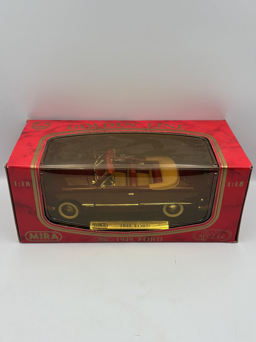 Mira 6249 1:18 1949 Ford Open Top Car Diecast Metal
