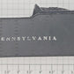 American Flyer PA9667 Pennsylvania Metal Tender Body Shell Missing Ladder Hook