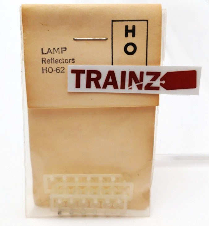 Grandt Line HO-62 HO Scale Lamp Reflectors Clear Plastic Accessories