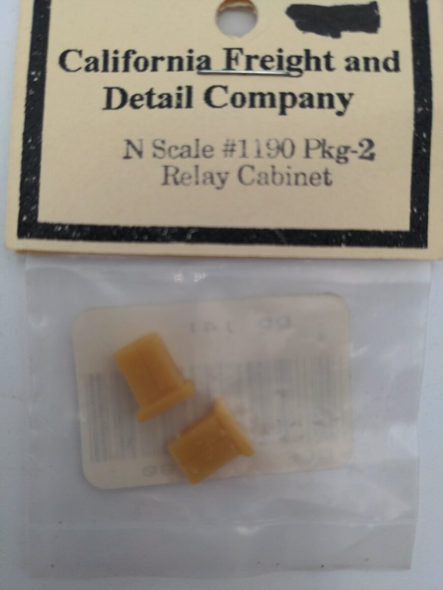 California Freight & Detail 1190 N Pkg-2 Relay Cabinet