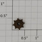 American Flyer STAR0001F 697 Copper Track Trip Star Nut