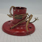 American Flyer 2210 Red Double Arm Lamp Post Base with Wiring