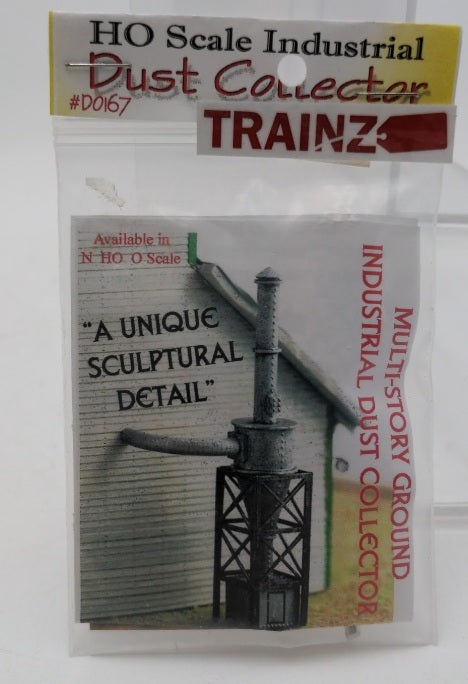 Model Tech Studios D0167 HO Scale Dust Collector Industrial Bulding Side Kit