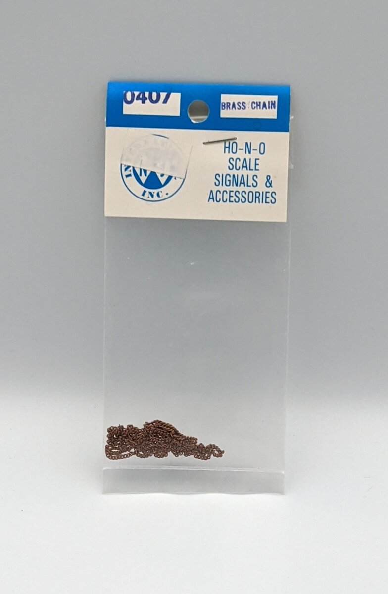 NJ International 0407 HO-N-O Scale Brass Chain