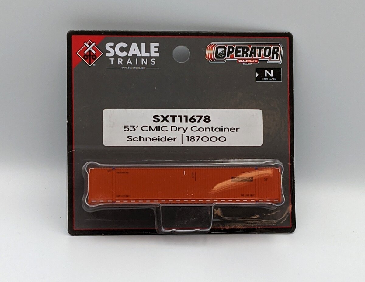 Scale Trains SXT11678 N Schneider CMIC 53' Dry Container #187000