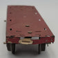 American Flyer 1127-1 O Gauge Vintage Lithograph Red Car Frame w/ Gray Trucks