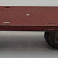 American Flyer 1127-1 O Gauge Vintage Lithograph Red Car Frame w/ Gray Trucks