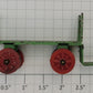 American Flyer 586-3 Baggage Cart w/ Spoked Red Wheels