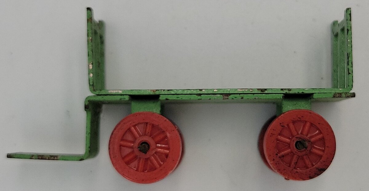 American Flyer 586-3 Baggage Cart w/ Spoked Red Wheels