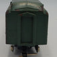 American Flyer 653 S Green Heavyweight Pullman Car w/ Missing Coupler Truck