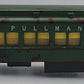 American Flyer 653 S Green Heavyweight Pullman Car w/ Missing Coupler Truck