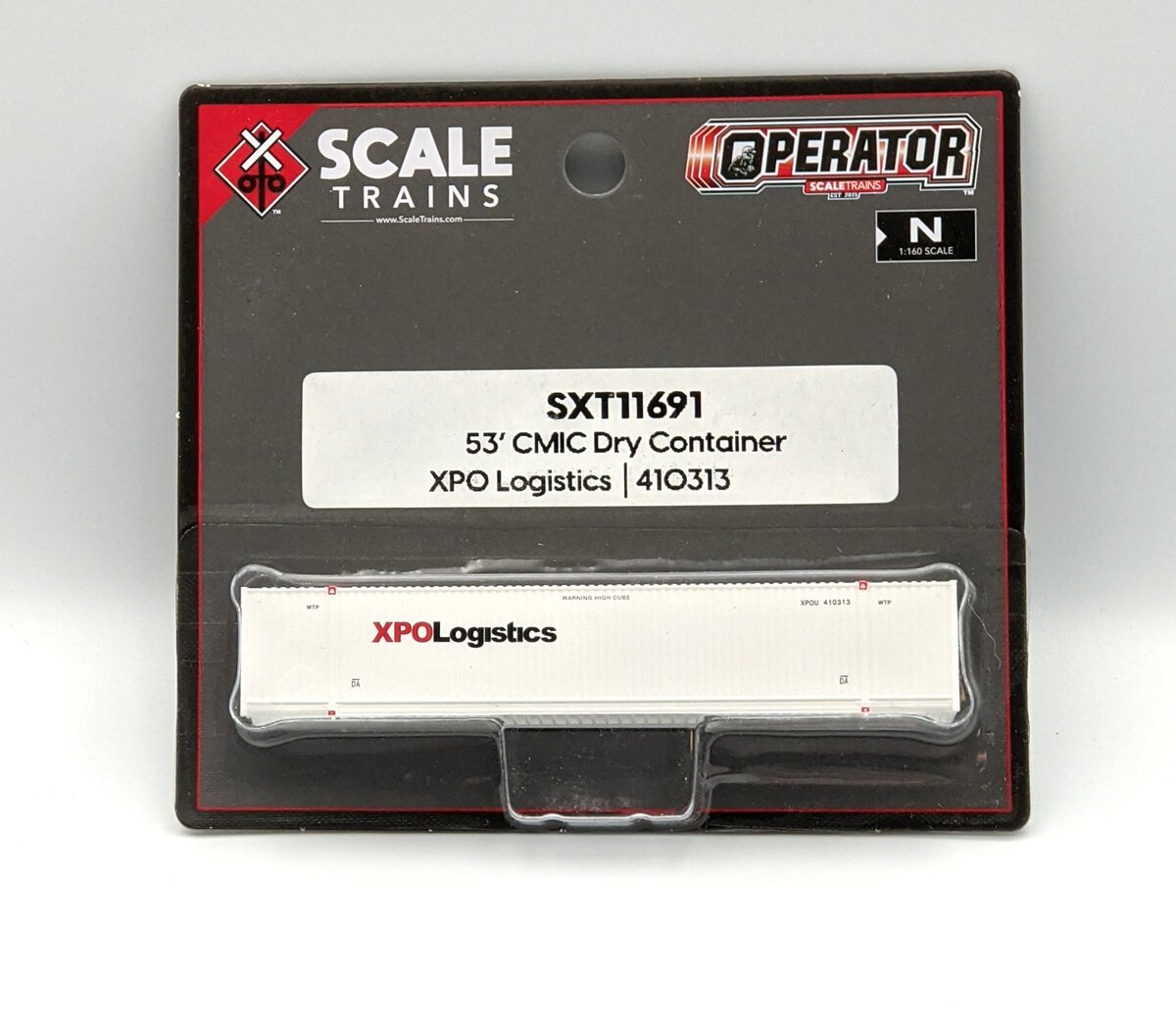 Scale Trains SXT11691 N XPO Logistics CMIC 53' Dry Container