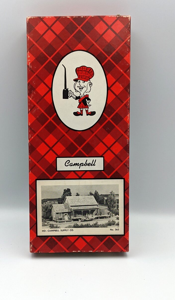 Campbell Scale Models 363 HO Scale Campbell Supply Co. Wood Building Kit
