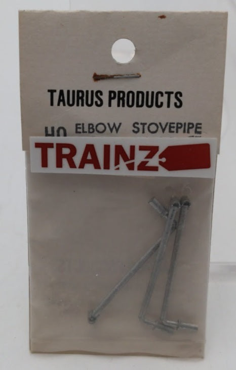Taurus Products 503 HO Scale White Metal Elbow Stovepipe 1.5" Tall (Pack of 3)