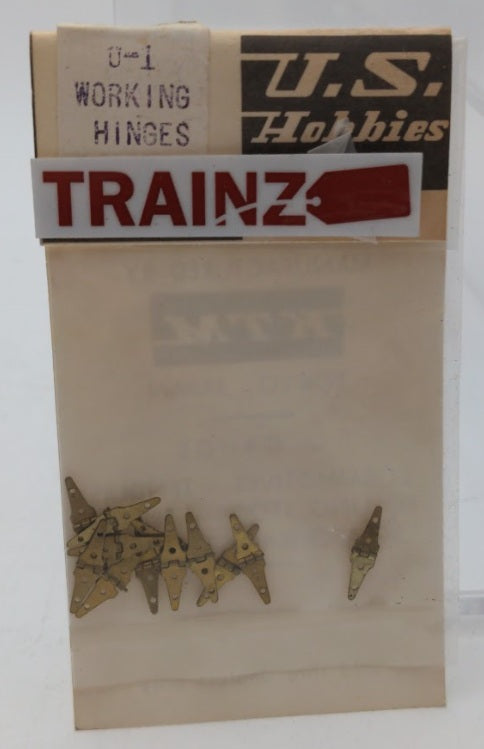US Hobbies U-1 Working Hinges Brass Detail Part (Pack of 12)