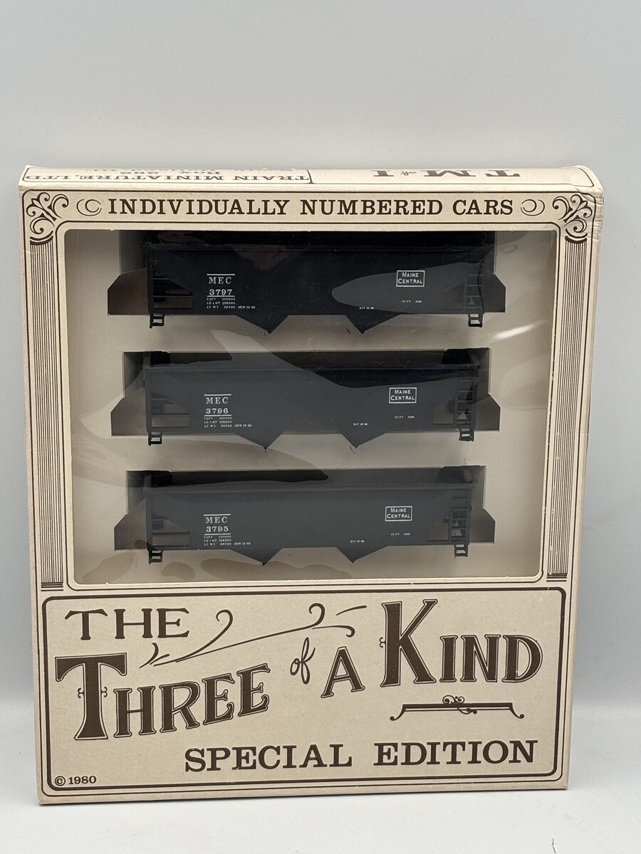 BevBel 823 HO Three Of A Kind Special Edition Maine Central Hoppers (Pack of 3)