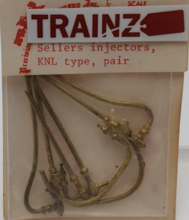 Precision Scale Co. 4208 O Scale Sellers Injector KNL Type Brass (Pack of 2)