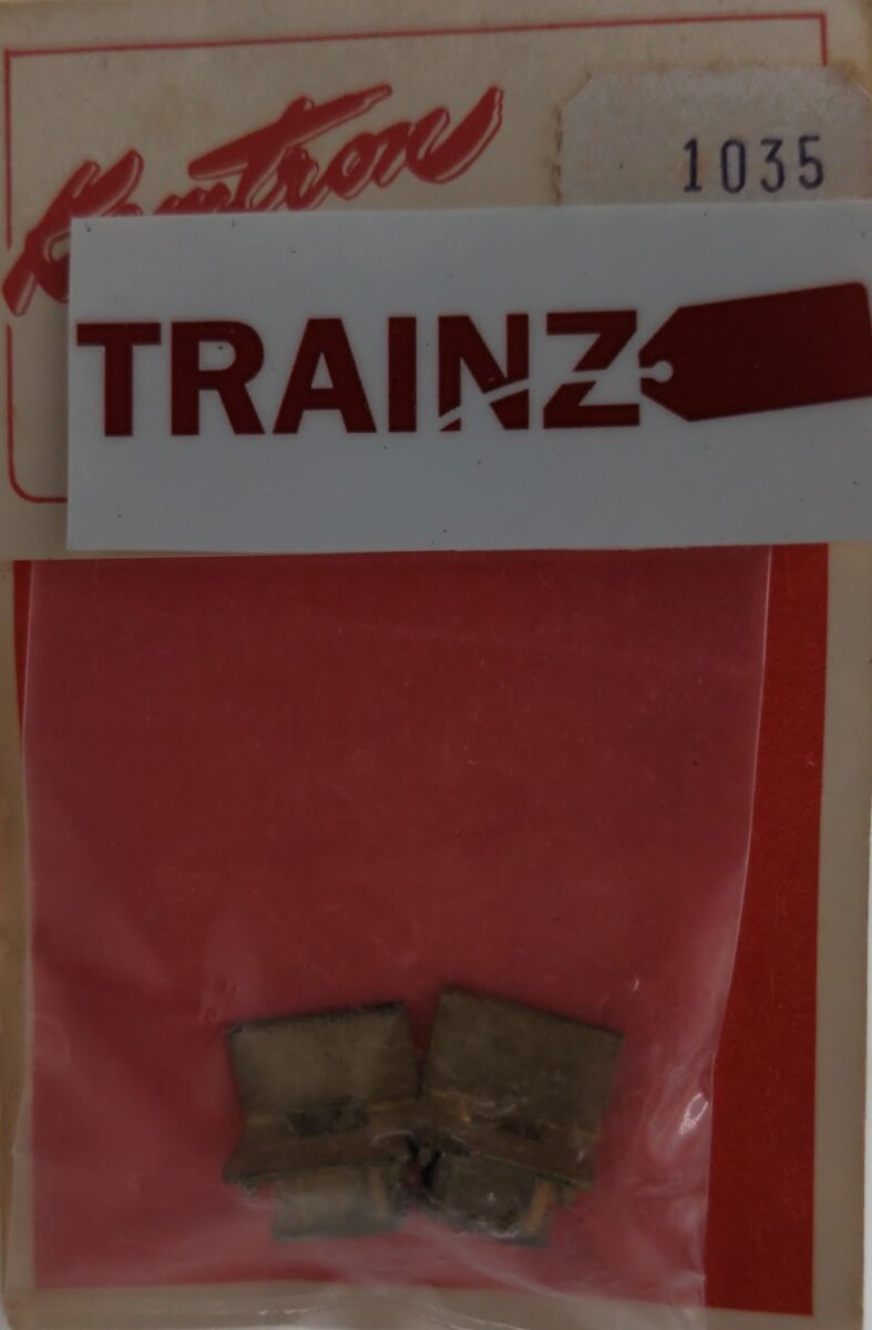 Kemtron 1035 O Scale Brass Coupler Pocket (Pack of 2)