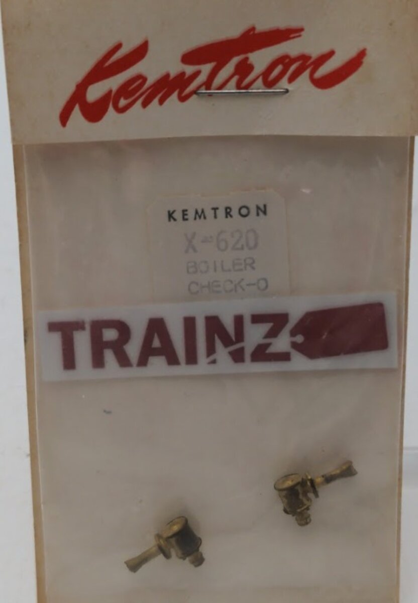 Kemtron X-620 O Scale Boiler Check Brass Part (Pack of 2)