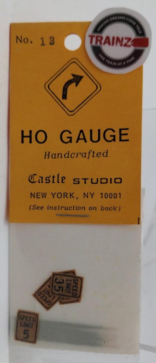 Acme 13 By Castle Studio Handcrafted Street Signs W/Install Pole (Pack of 4)