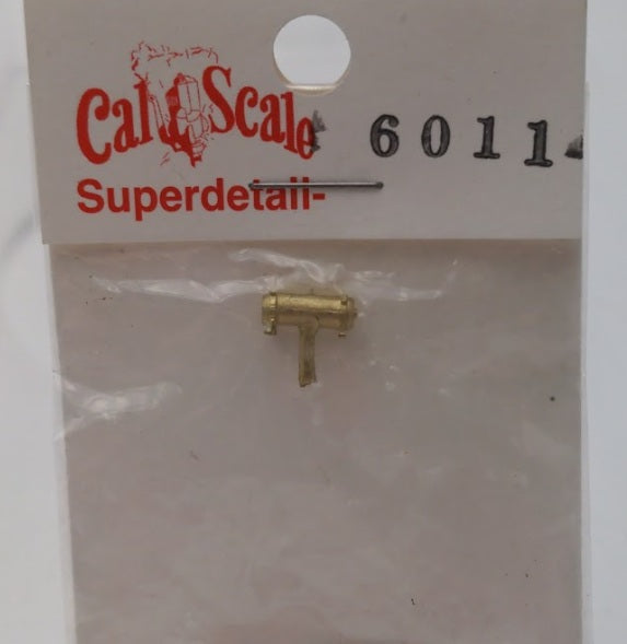 Cal Scale 190-6011 HO Scale Small Tank Brass Parts One Piece