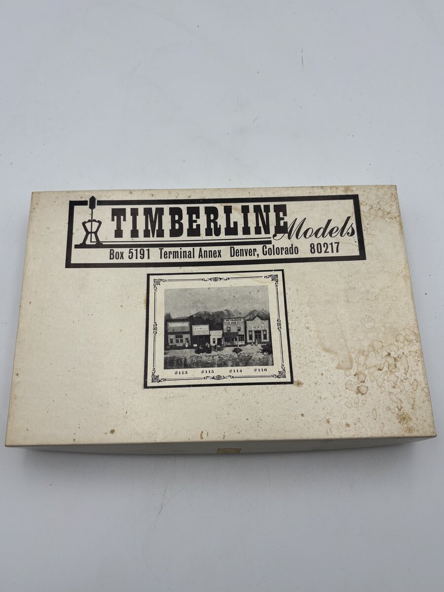 Timberline Models 5191 4-In-1 Old Time False Front Building Kit (Box of 4)