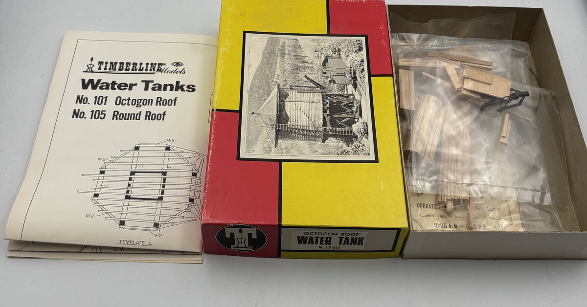Timberline Models 101-595 HO Octogon Roof Water Tank Kit