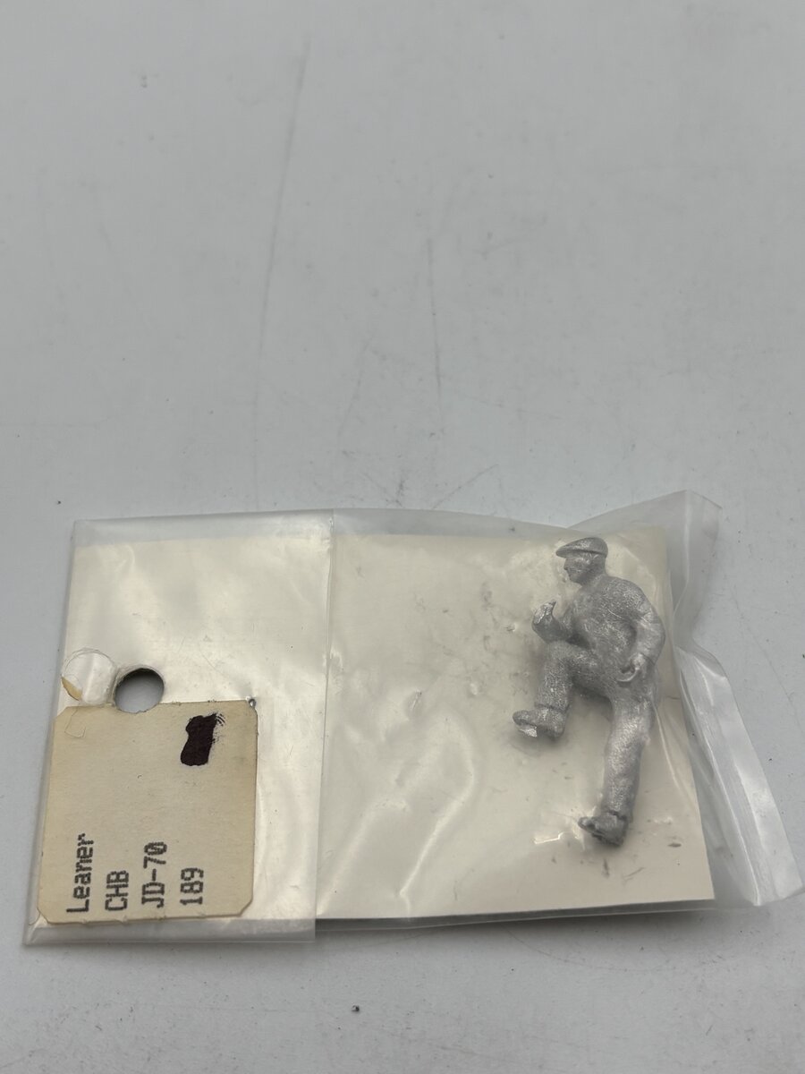 C.H.B. Models JD-70 O Scale Leaning Engineer Figure Casting