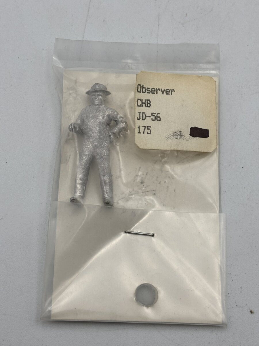 C.H.B. Models JD-56 O Scale Observer Figure Casting
